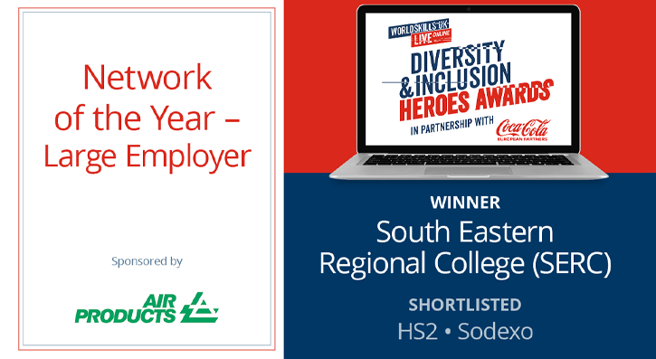 SERC Student Engagement Team Wins WorldSkills UK Diversity and Inclusion Heroes Award